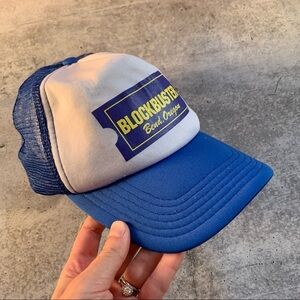 Blockbuster Retro Bend Oregon Blue Trucker Adjustable Hat Cap